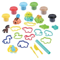 Dieren Eiland Kleiset - 6 Kleipotjes>Playgo Clearance