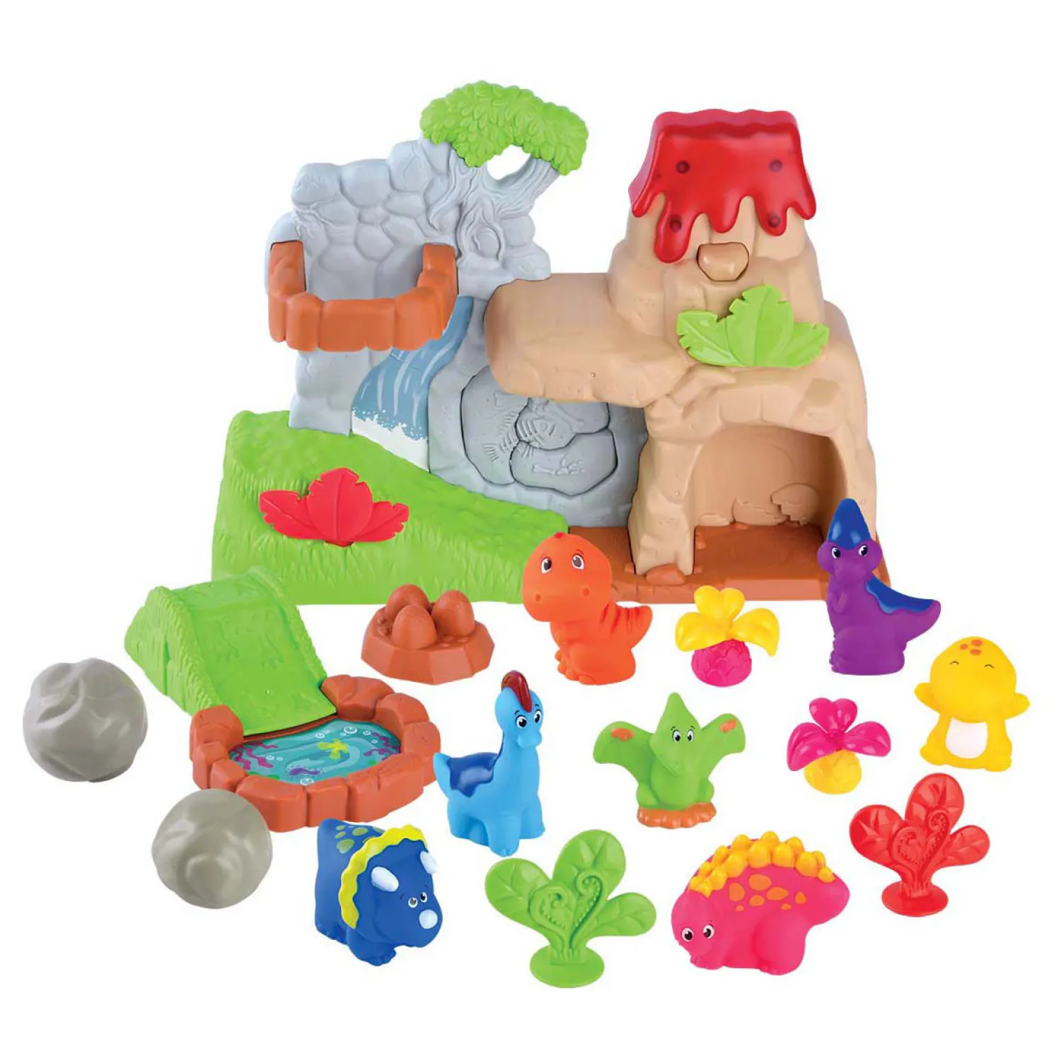 Playgo Dino's met Vulkaan Speelset - 20dlg. Best