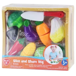 Gesneden Speelgroenten in Kratje - 11dlg.-Playgo Clearance