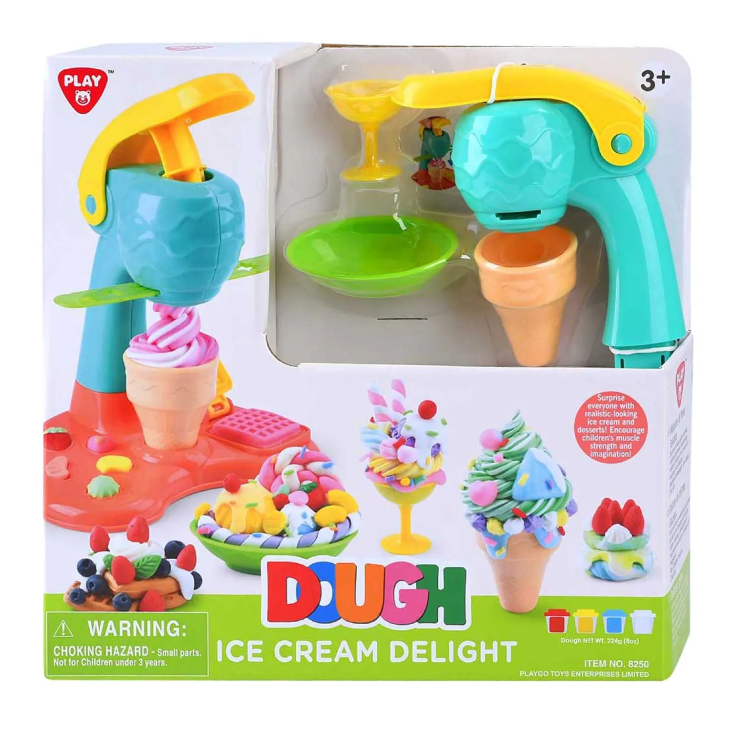 Heerlijke IJsjes Kleiset - 4 Kleipotjes-Playgo Discount