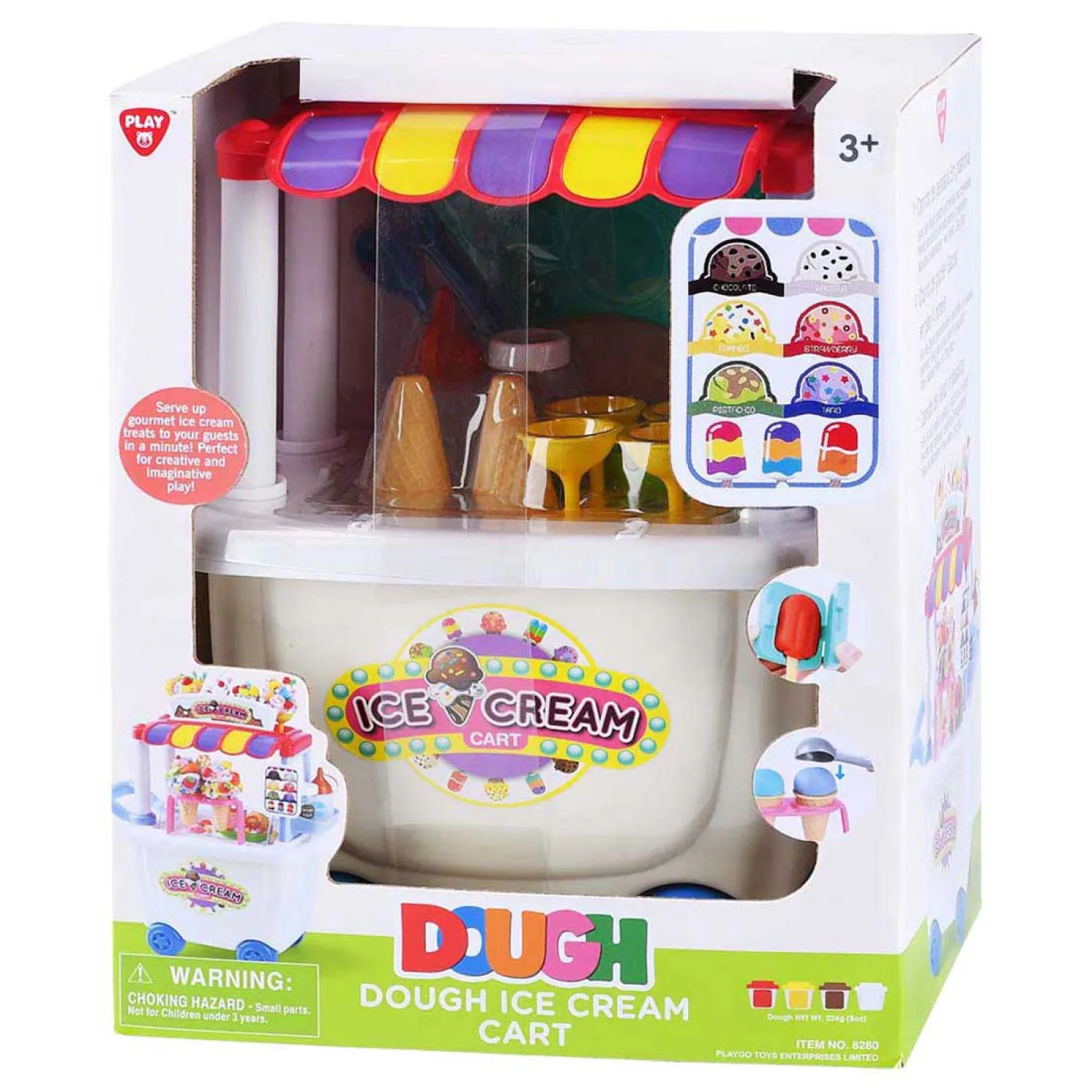 Playgo IJswagen Kleiset - 4 Kleipotjes Discount