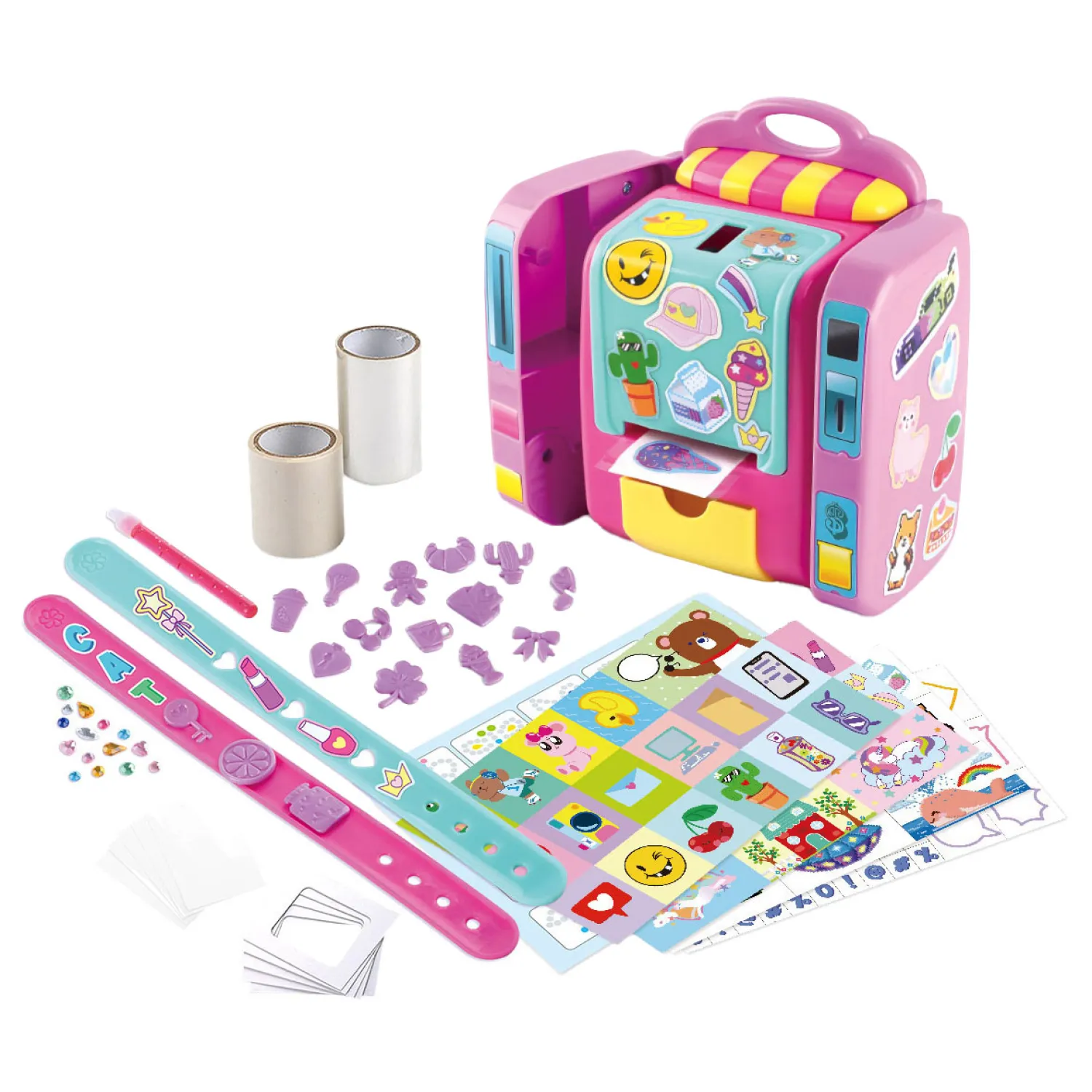 Playgo 2in1 Sticker Studio Deluxe - incl 100 Stickers en armbandjes Hot