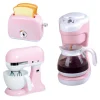 Keukenmixer - Koffiezetapparaat en Broodrooster Roze - 7dlg.-Playgo Outlet
