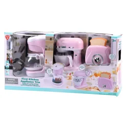 Keukenmixer - Koffiezetapparaat en Broodrooster Roze - 7dlg.-Playgo Outlet