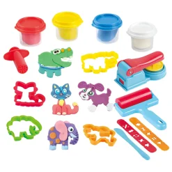 Playgo Kleiset Workshop in Opbergkoffer - 4 Kleipotjes New