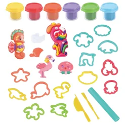 Kustdieren Kleiset - 6 Kleipotjes-Playgo Clearance