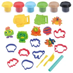 Playgo Monster Bende Kleiset - 6 Kleipotjes Best