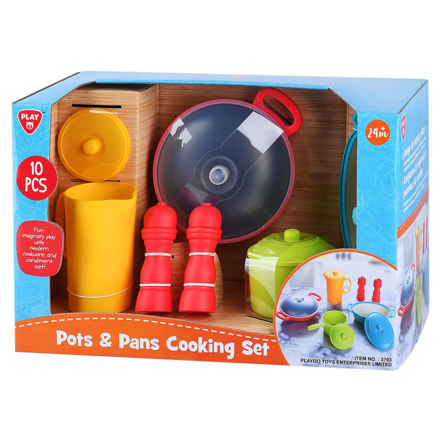 Playgo Pannen en Potten Kook Speelset - 10dlg. Online