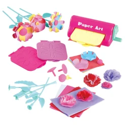 Papieren Bloemen Maken Knutselset - 38dlg.>Playgo Hot