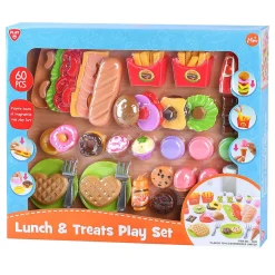 Speelgoed Eten Lunch en Snacks Speelset - 60dlg.-Playgo