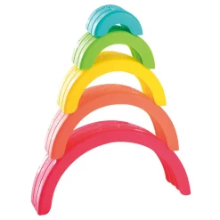 Stapel Regenboog Kleur - 5dlg.>Playgo New