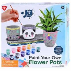 Verf je eigen Cementen Bloempotten - 17dlg.>Playgo Discount
