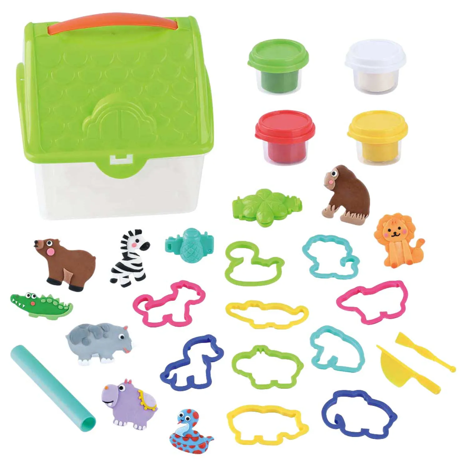 Wilde Avonturen Kleiset - 4 Kleipotjes>Playgo Best