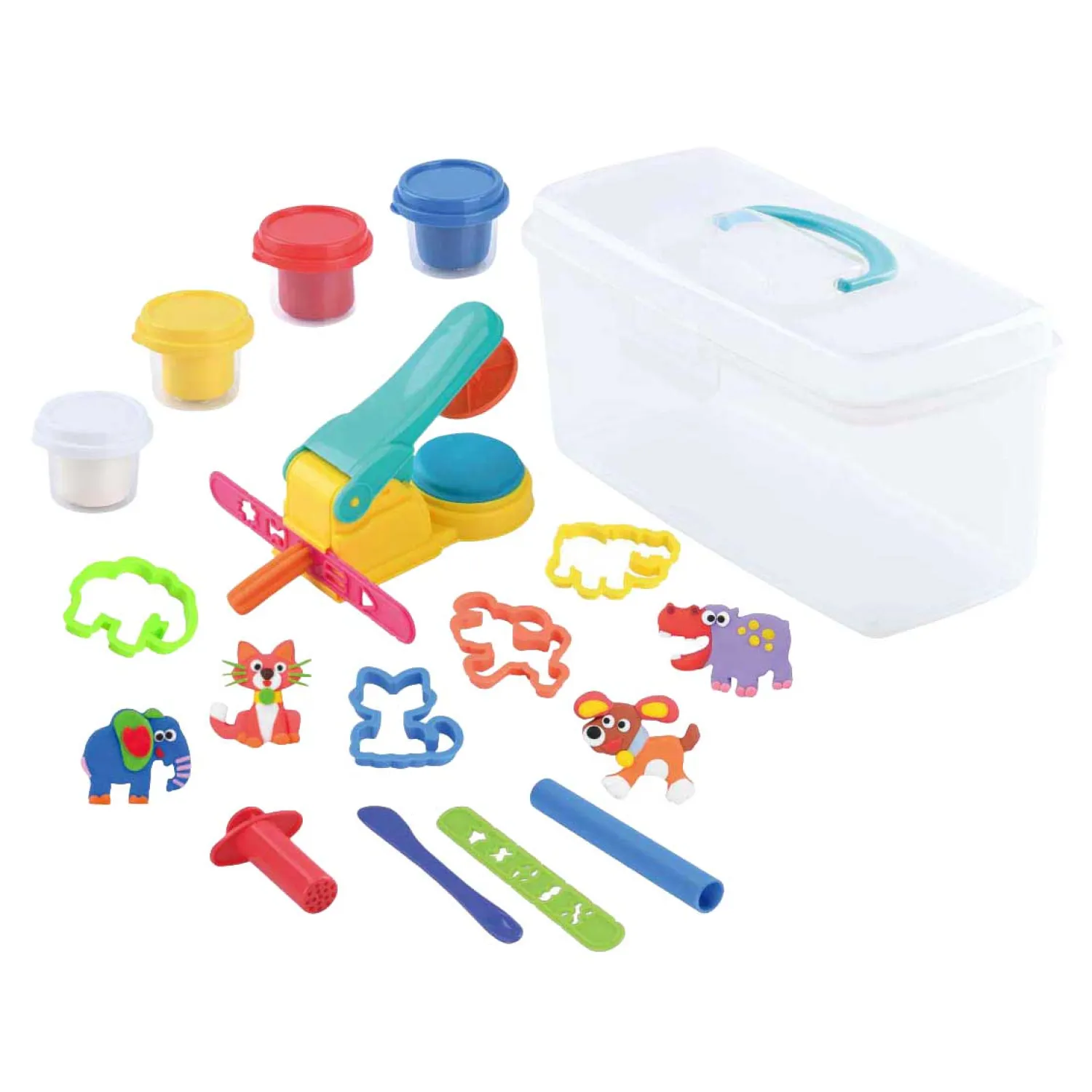 Workshop Koffer Kleiset - 4 Kleipotjes-Playgo