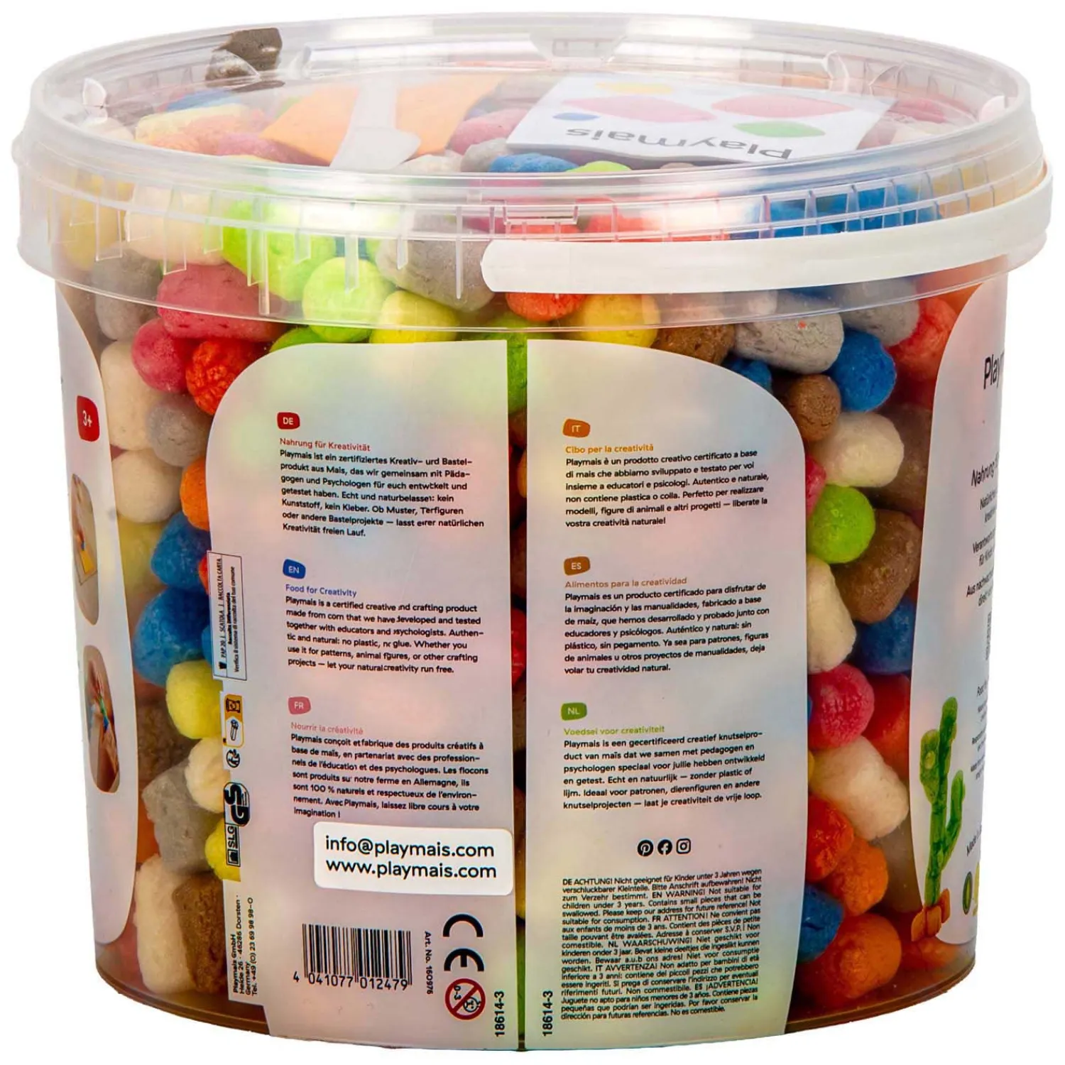 Playmais Basic Emmer (> 600 Stukjes)