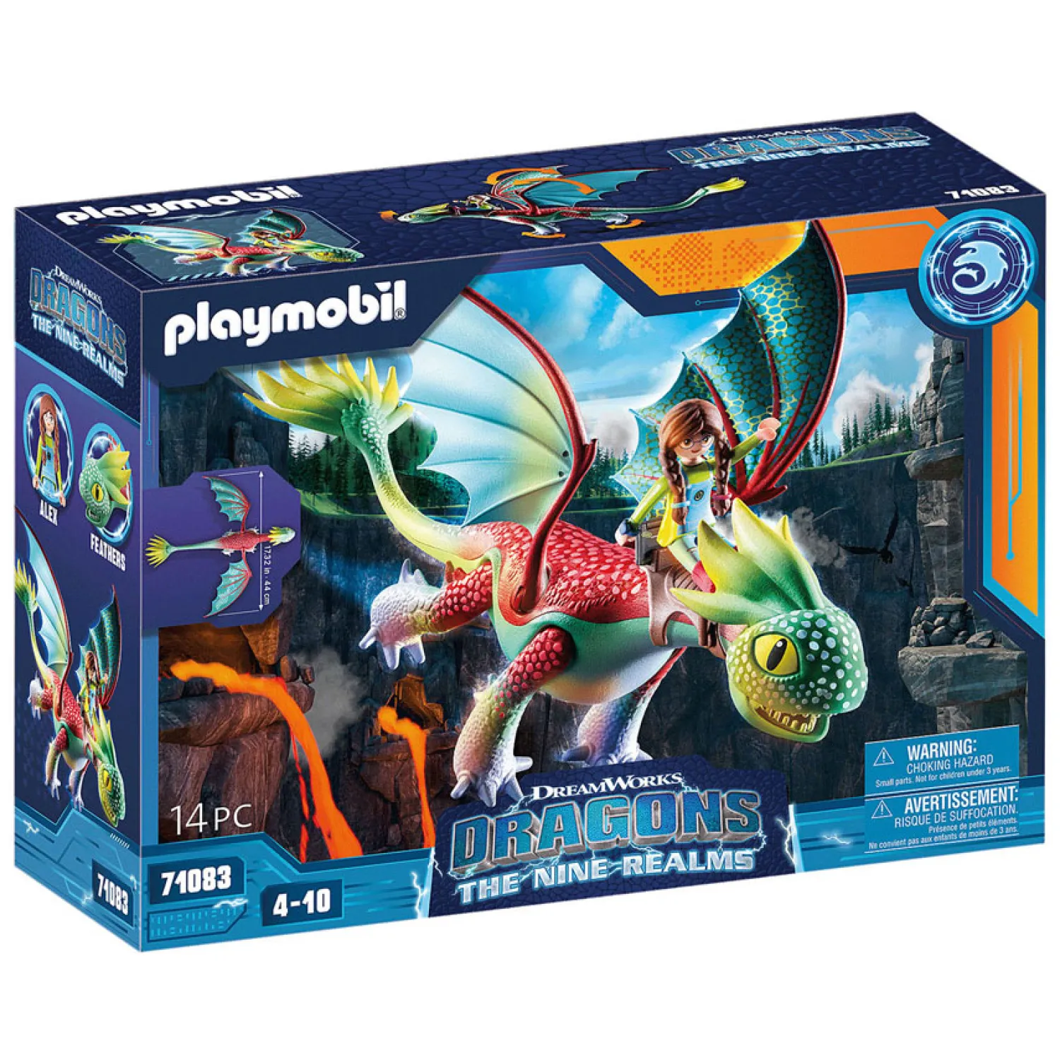 Dragons: The Nine Realms Feathers & Alex - 71083-Playmobil Discount