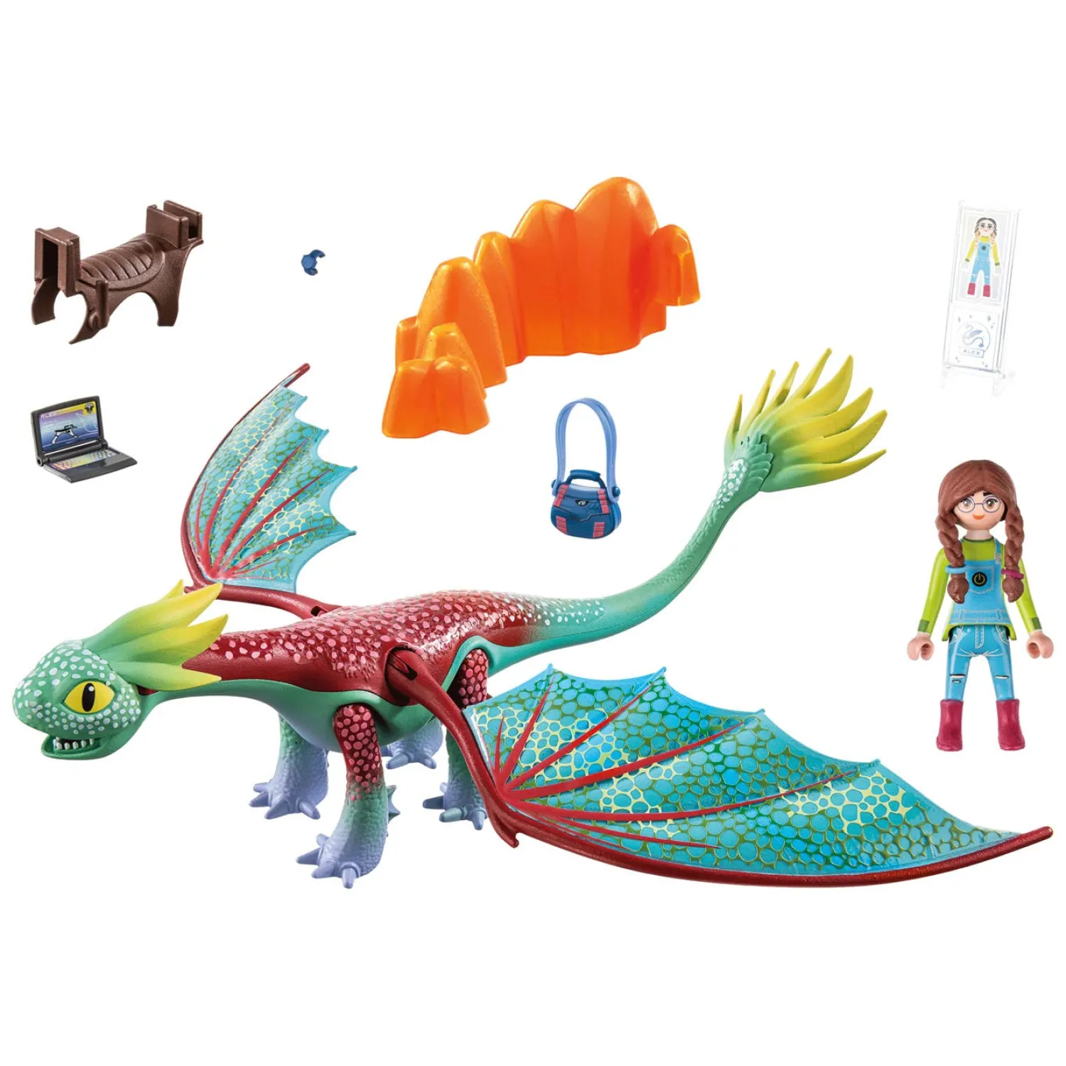 Dragons: The Nine Realms Feathers & Alex - 71083-Playmobil Discount
