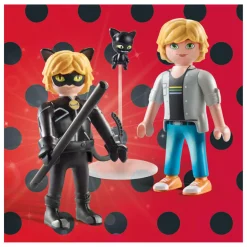 Playmobil Miraulous Miraculous: Adrien & Cat Noir - 71337 Sale