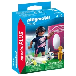 Playmobil Specials Voetbalster met Doelmuur - 70875