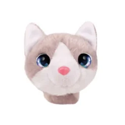 Pluche Klaparmband Katje Grijs Hot