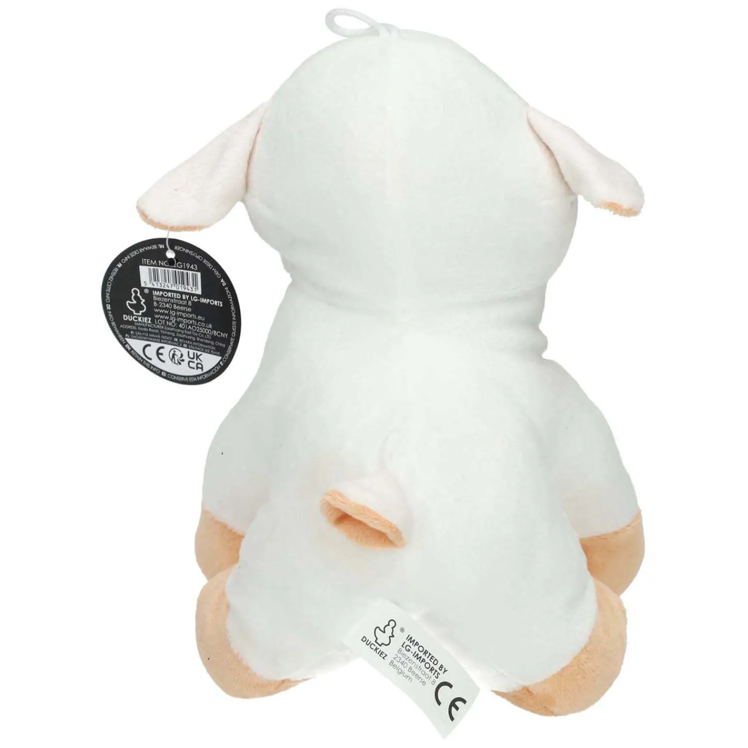 Pluche Knuffel Boerderijdieren - Schaap>Duckiez Online