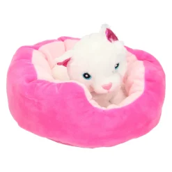 Pluchen Kat in Mand-Toi-Toys Discount