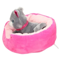 Pluchen Kat in Mand-Toi-Toys Discount