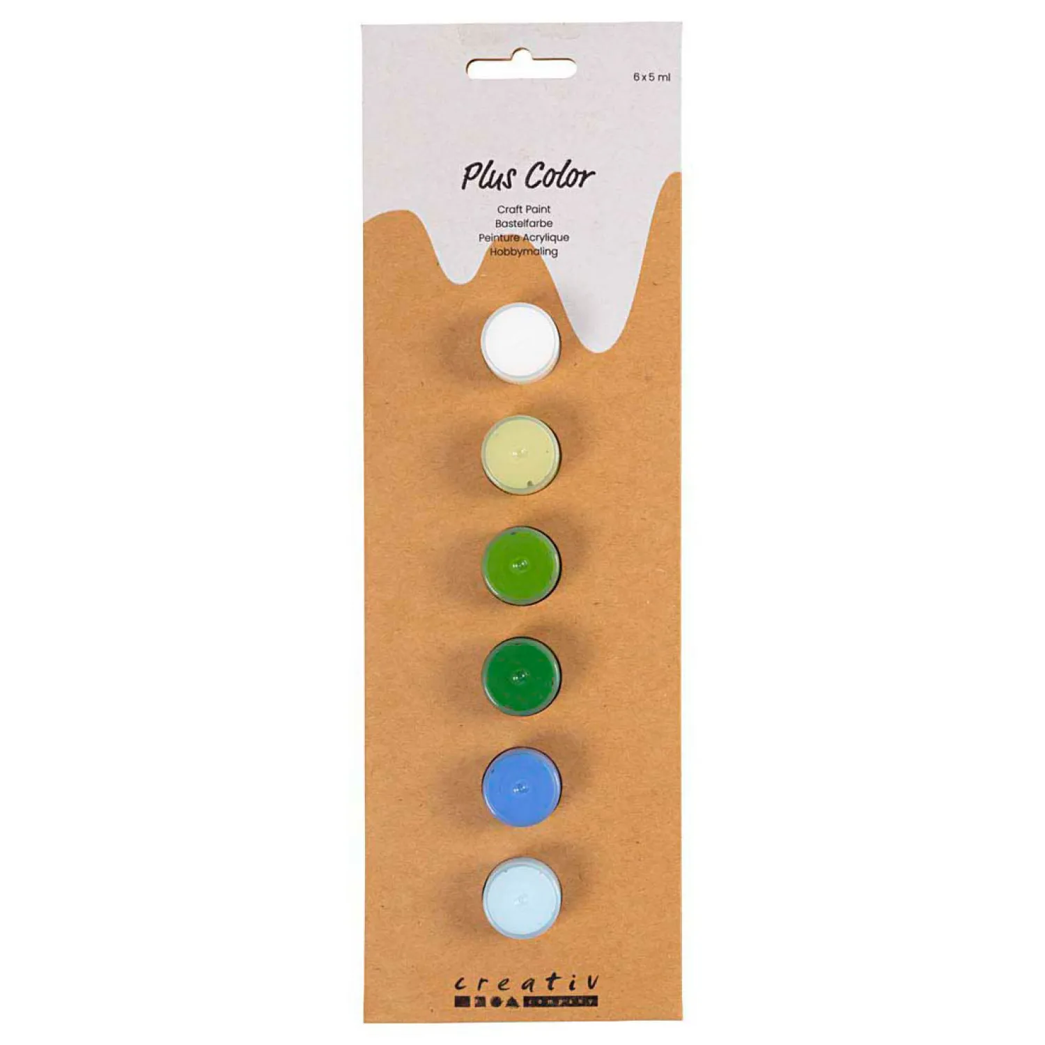 Plus Color Acrylverf Blauw en Groen Harmonie - 6x5ml.>Creativ Company Discount