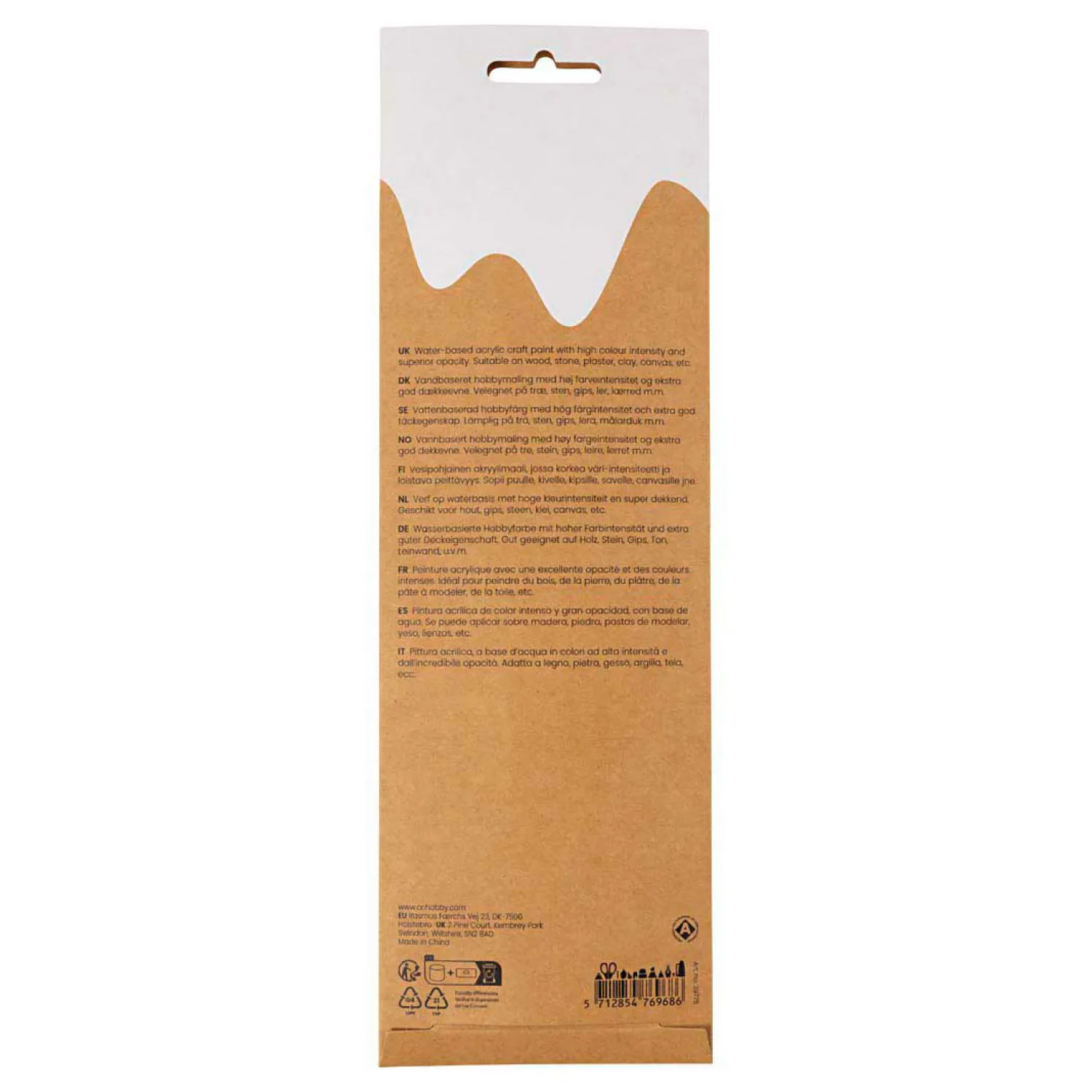 Creativ Company Plus Color Acrylverf Halloweenkleuren - 6x5ml. Best