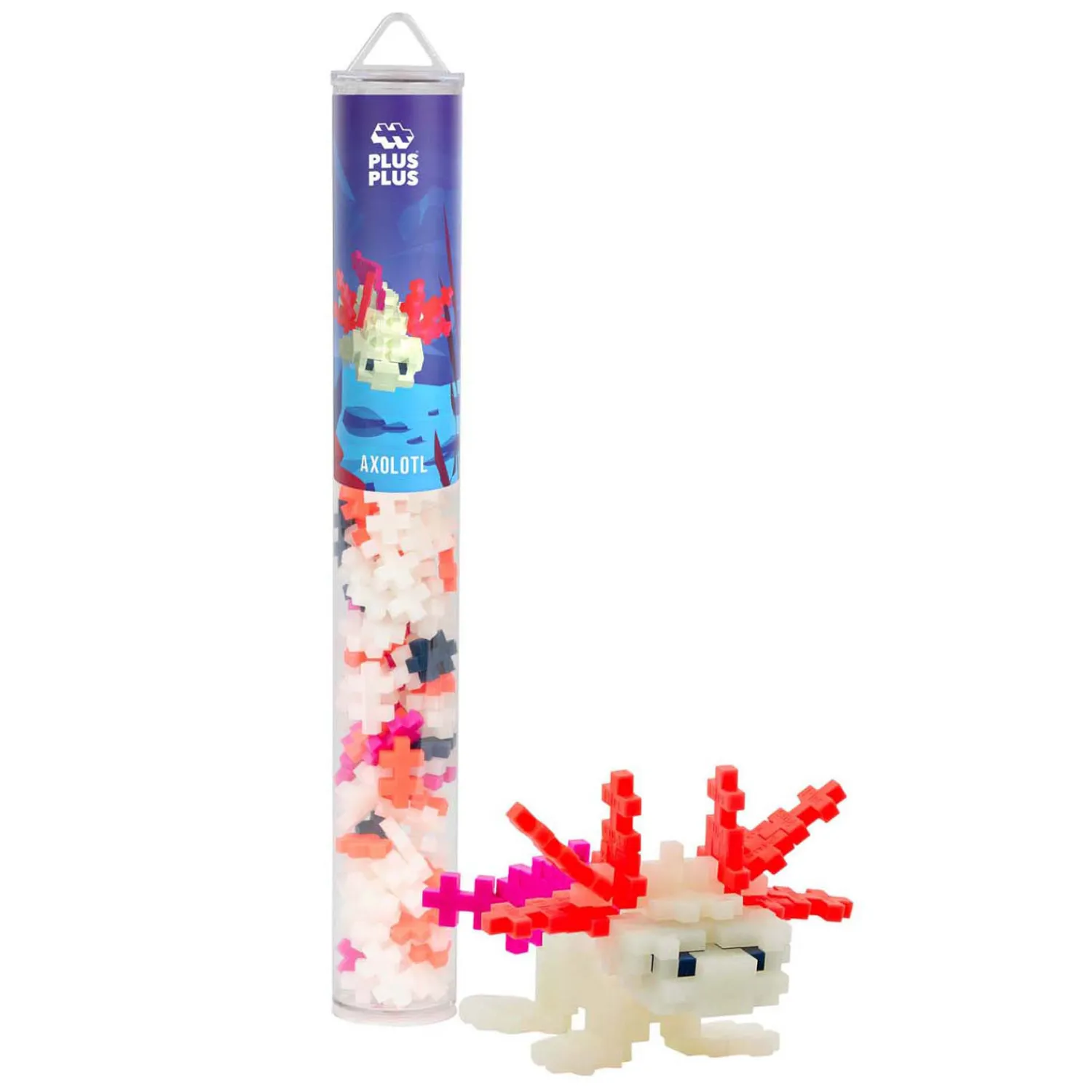 Plus-Plus Axolotl Tube Bouwset, 100st. New