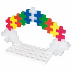 BIG Bouwplaat Wit/Groen, 2st.-Plus-Plus New