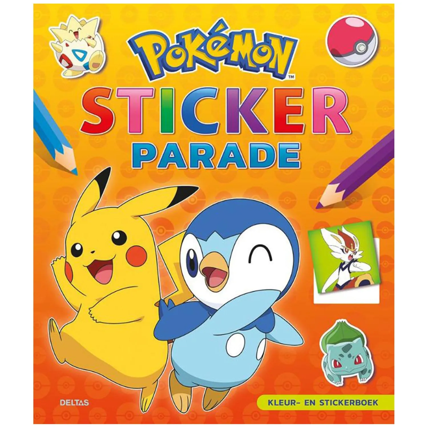 Pokemon Sticker Parade Kleur- en Stickerboek>Deltas Clearance