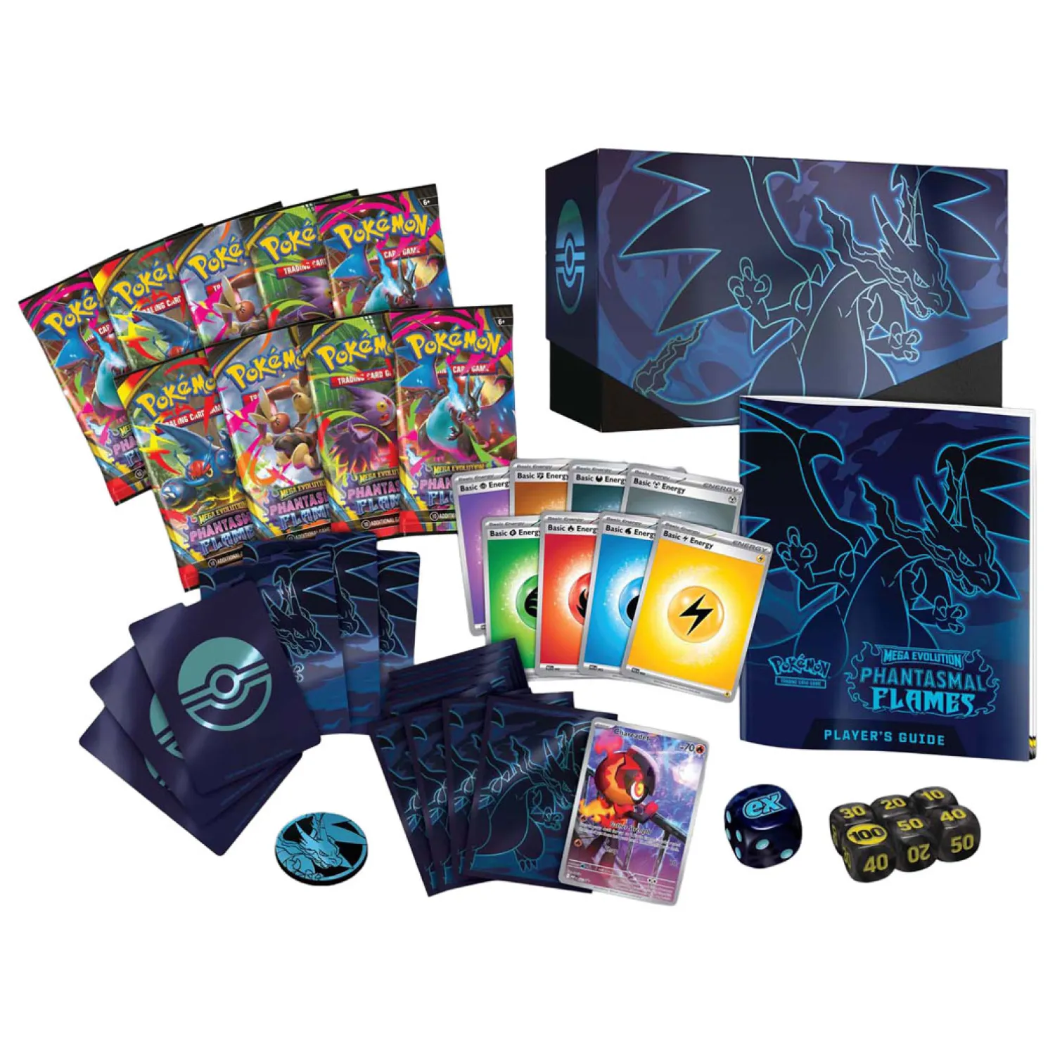 Pokémon Mega Evolution Phantasmal Flames Elite Trainer Box-Asmodee Best