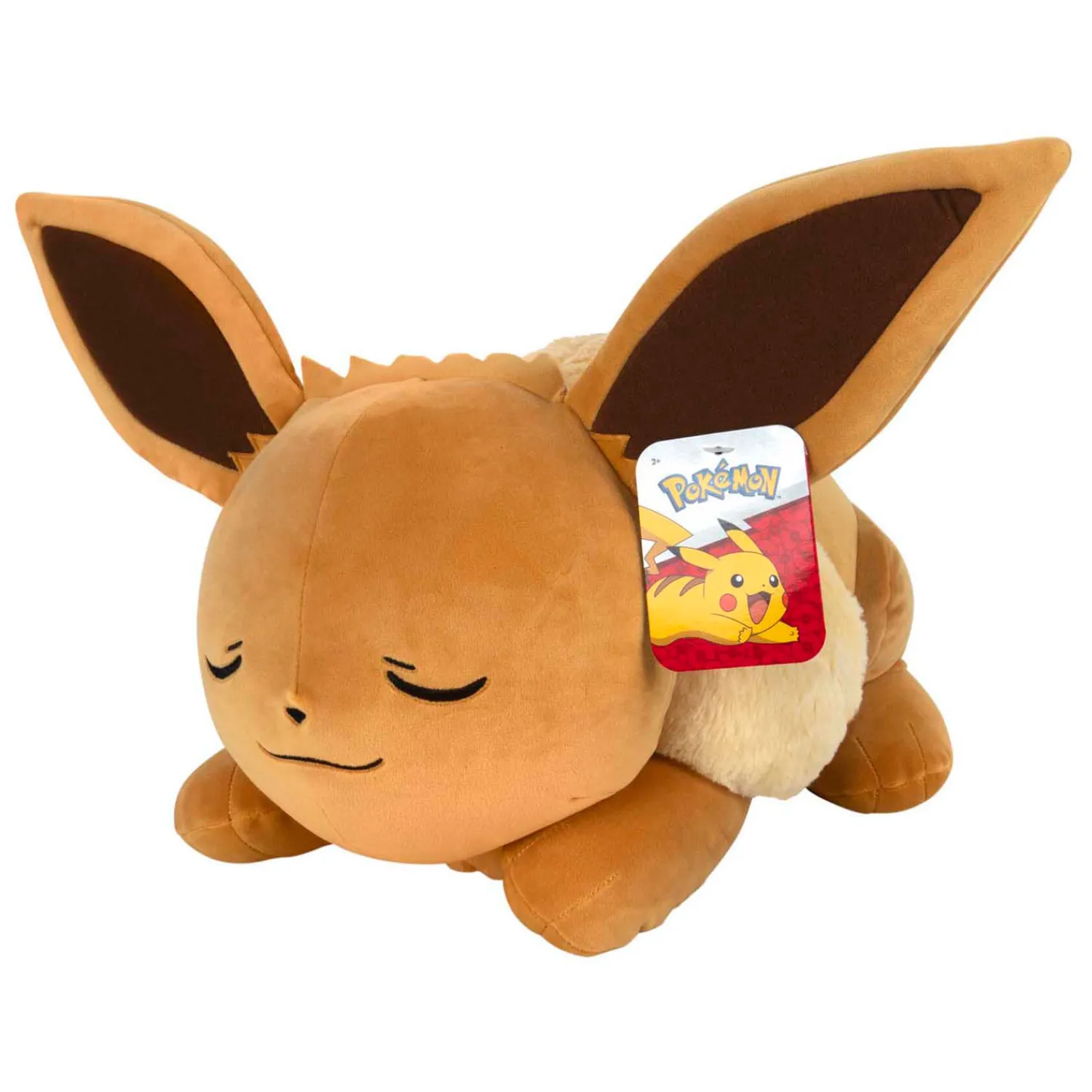 Jazwares Pokémon Slapende Knuffel Pluche Eevee, 45cm Hot