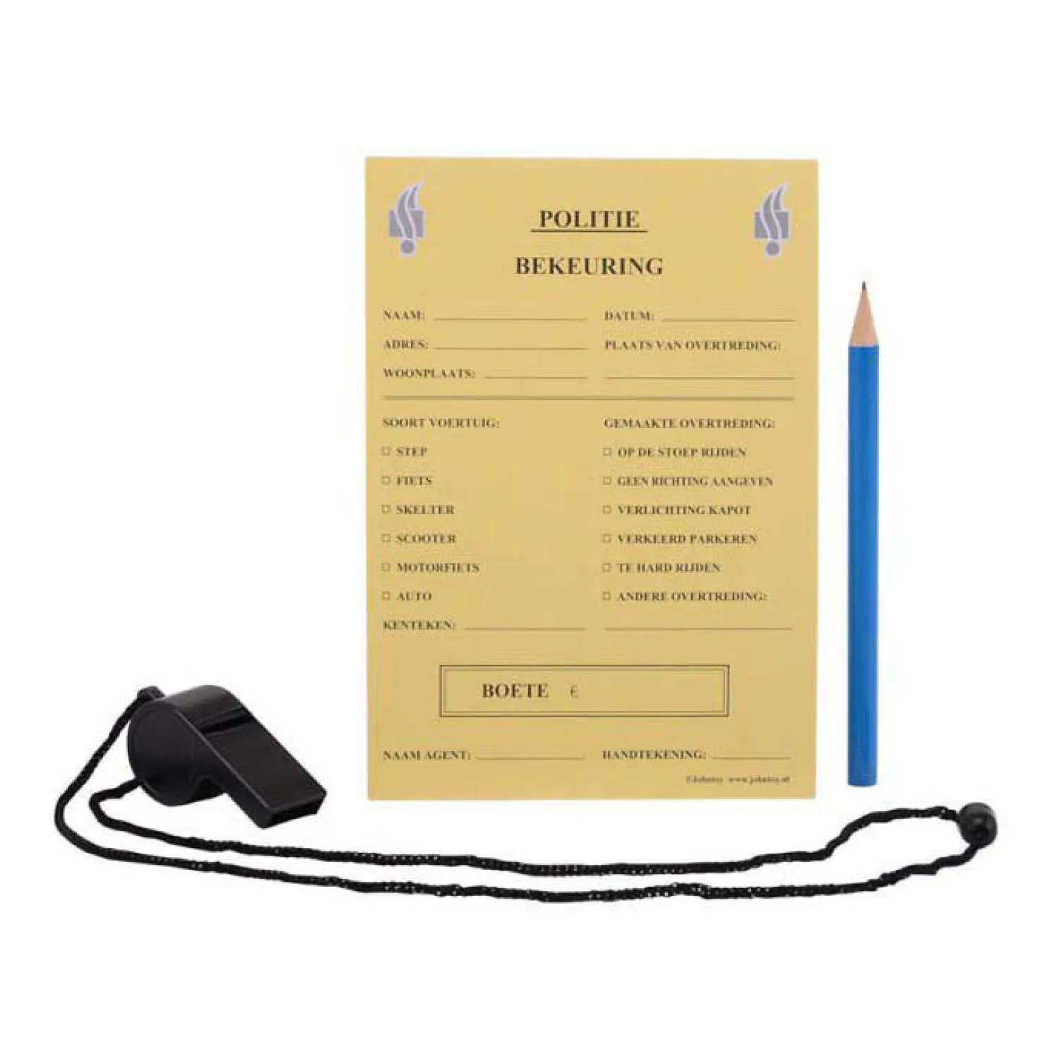 Politie Bonnenboekje>Johntoy Sale