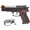 Politie Pistool Licht en Geluid met Handboeien-Toi-Toys Sale