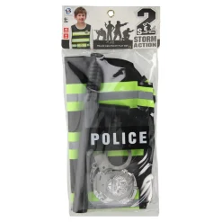 Politieset met Knuppel & Handboeien, 4dlg.- Online