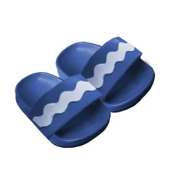 Poppen Badslippers Blauw, 38-45 cm-Heless Discount
