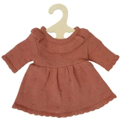 Heless Poppen Brei Jurk Perzik, 28-35 cm