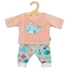 Poppen Fluffy Pyjama Roze Walvis, 28-35 cm>Heless Hot