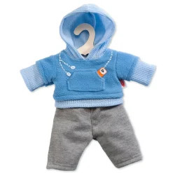 Poppen Jogging Outfit - Blauw, 35-45 cm-Heless Outlet
