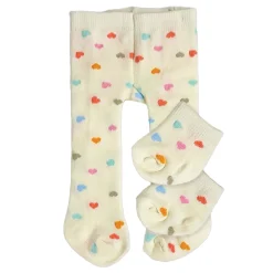 Poppen Maillot met Sokjes Hartjesconfetti, 28-35 cm>Heless Hot