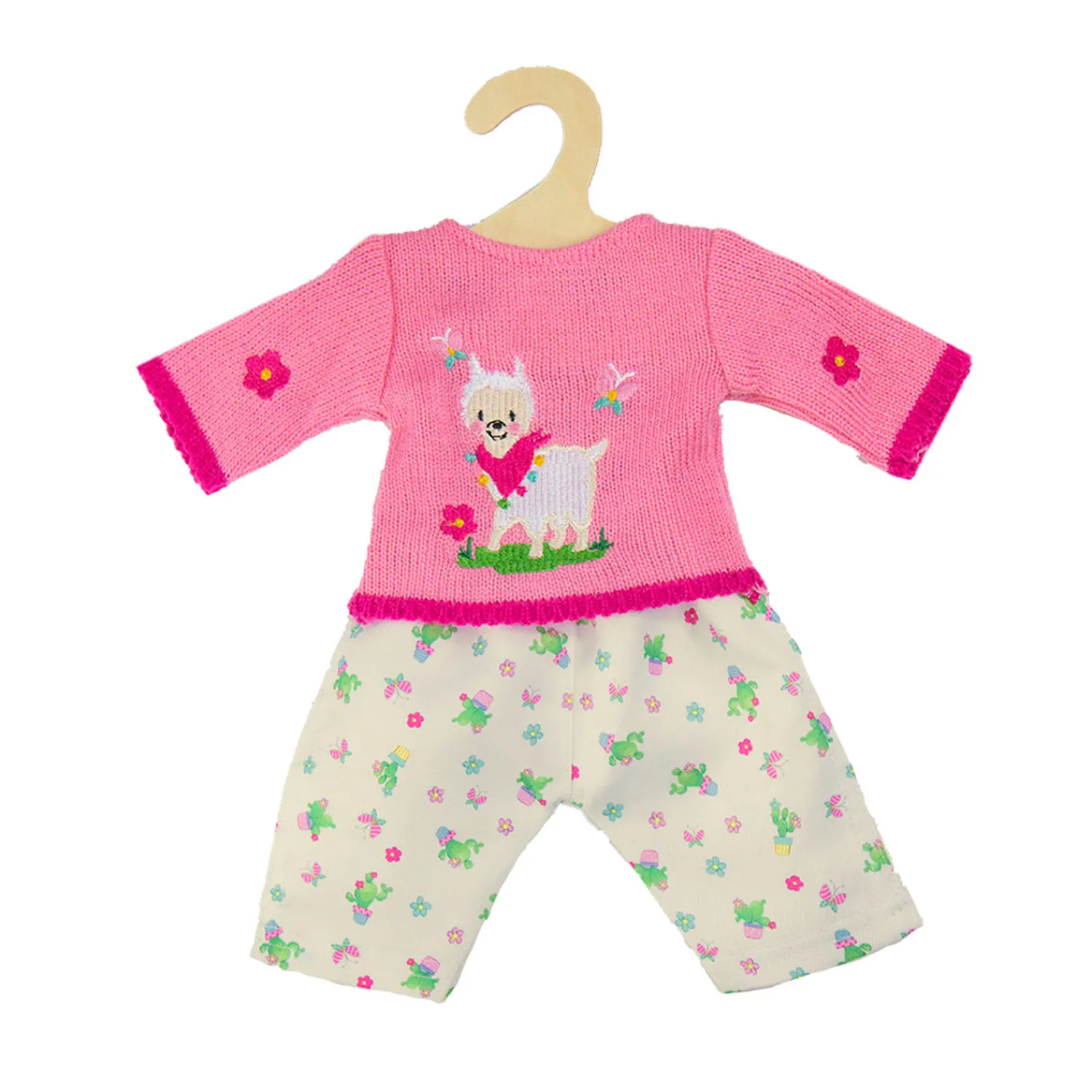 Poppen Pullover met Broek Alpaca, 35-45 cm>Heless