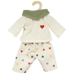 Heless Poppen Ribfluwelen Broek Hartjesconfetti, 35-45 cm Online