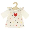 Poppen Ribfluwelen Jurk Hartjesconfetti, 35-45 cm-Heless Outlet