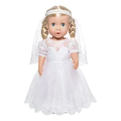 Poppen Trouwjurk met Sluier, 28-35 cm>Heless Outlet