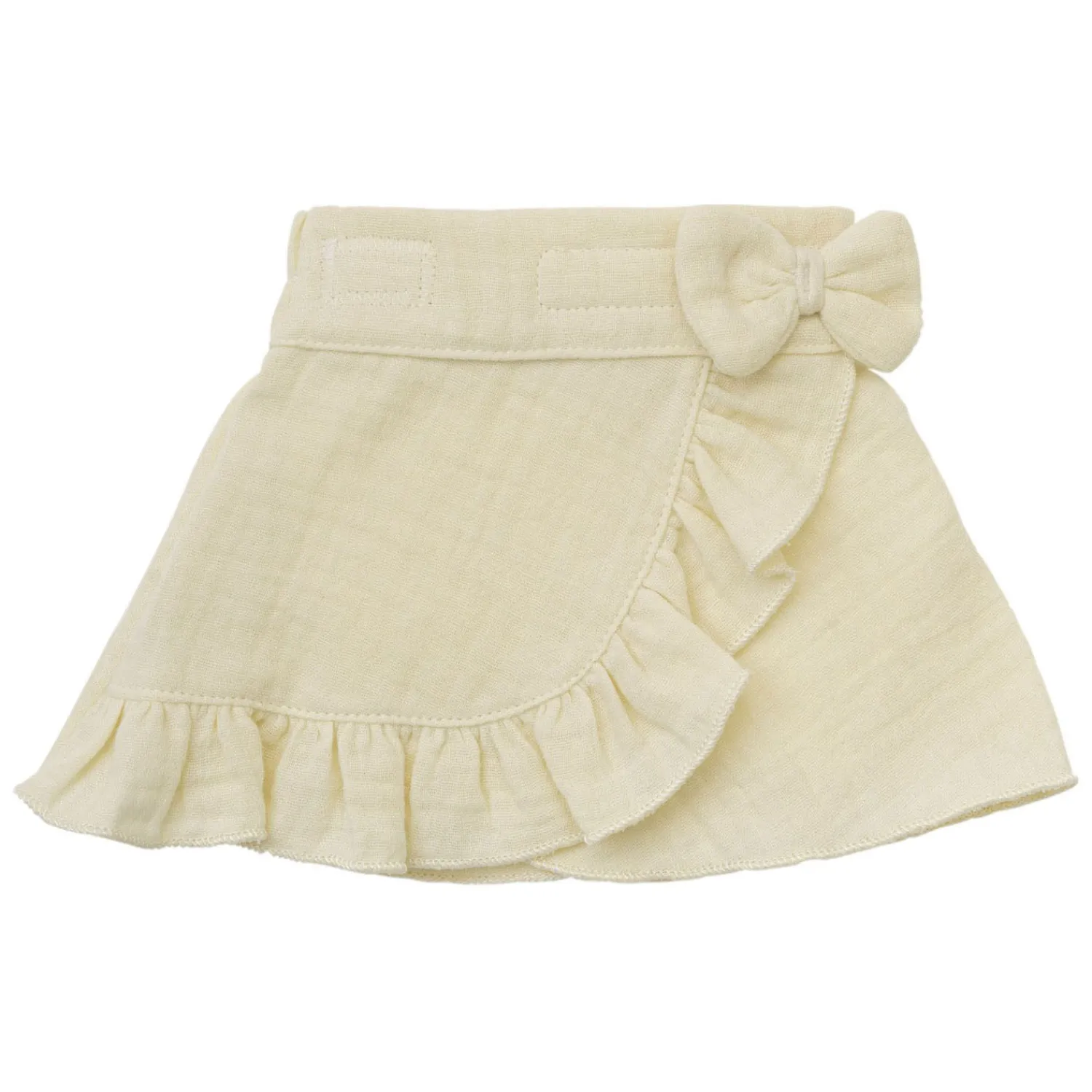 Poppen Wikkelrok Ecru met Ruches, 28-35 cm>Heless Discount