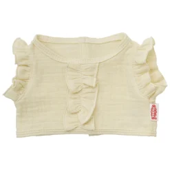 Poppen Wikkelrok Ecru met Ruches, 35-45 cm-Heless Best