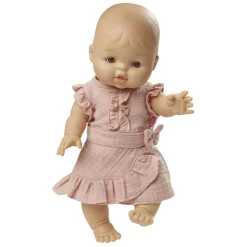 Poppen Wikkelrok Roze met Ruches, 35-45 cm><noscript><img width=