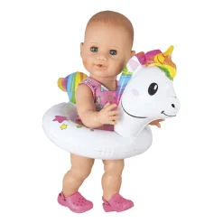 Poppen Zwemring Eenhoorn, 28-35 cm-Heless